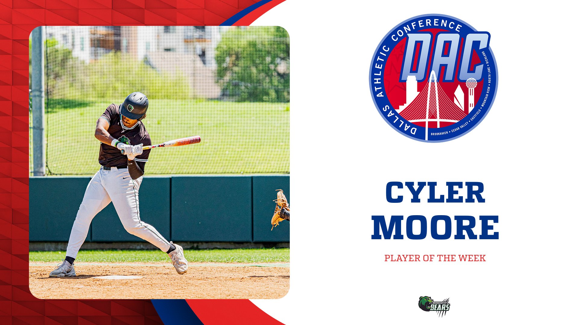 Moore Named DAC Player of Week