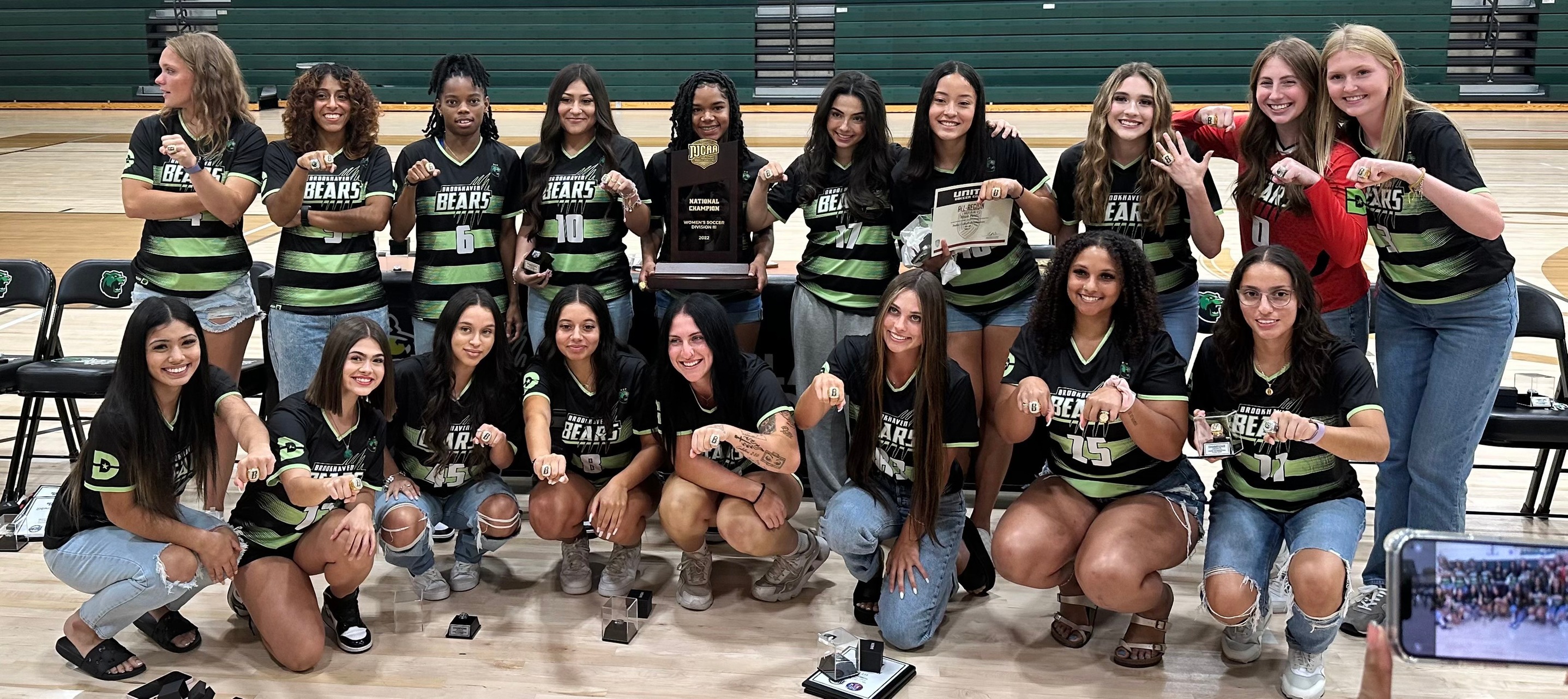 Women's Soccer Honored with Championship Rings