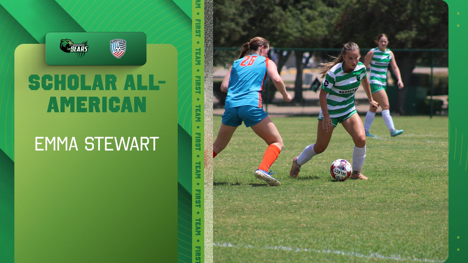 Stewart Named First Team Scholar All-American